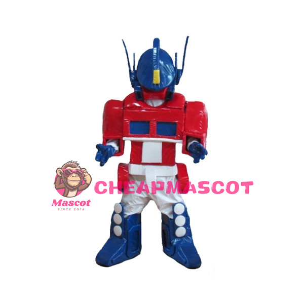 Fancy Red Robot Mascot Costume