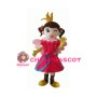 Little Girl With Crown Mascot Costume