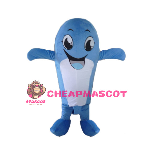 Lifesome Cartoon Dolphin Mascot Costume