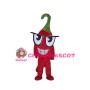 Toothy Red Chili Mascot Costume