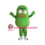 Protruding Eyes Green Bean Mascot Costume