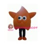 Orange Water Drop Mascot Costume