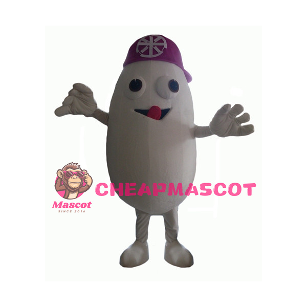 Savory Rice In Purple Cap Mascot Costume