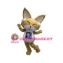 Lovely Fox With Headphone Microphone Mascot Costume