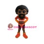 Serious Black Man Mascot Costume