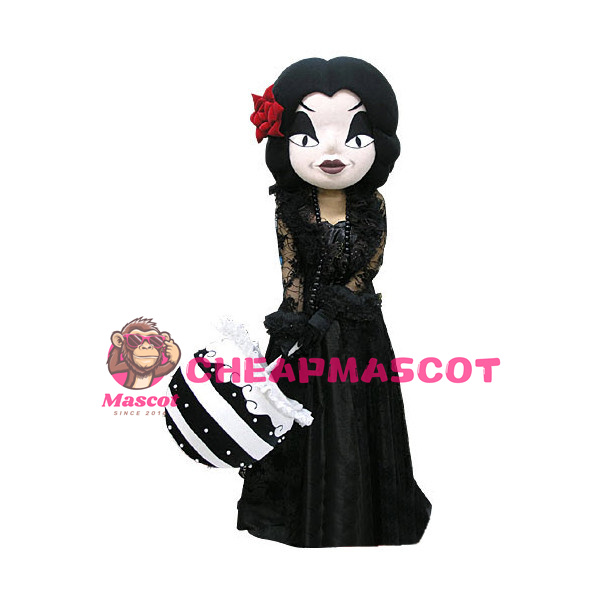 Vicious Witch Carrying Basket Mascot Costume