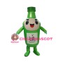 Green Cartoon Sake Bottle Mascot Costume