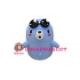 Blue Round Body Seal Mascot Costume