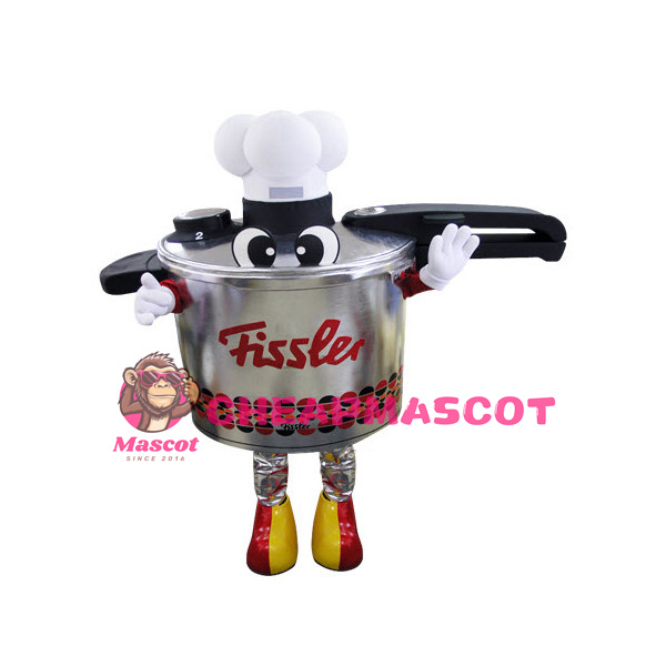 Pressure Cooker Chef Mascot Costume