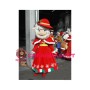 Eleghant Sheep Wearing Christmas Dress Mascot Costume