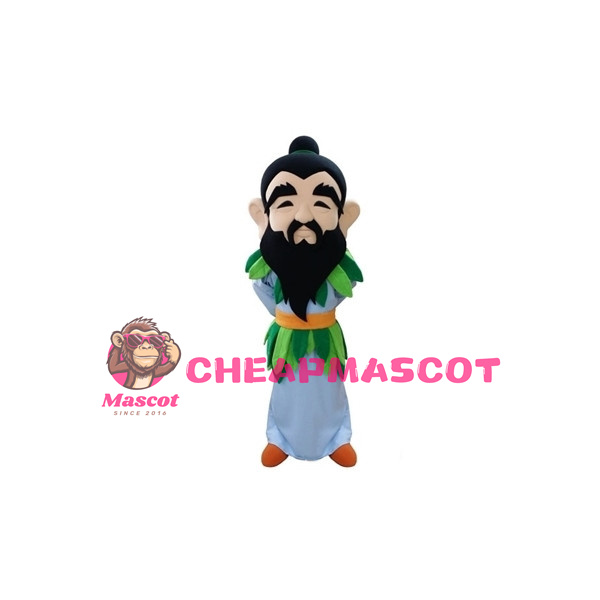 Black Beard Ancient Man Mascot Costume