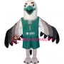 Green Beak White Head Eagle Mascot Costume