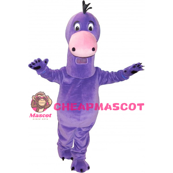 Funny Walking Purple Platypus Mascot Costume
