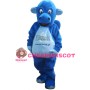 Plush Cartoon Blue Calf Mascot Costume