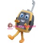 Cartoon Blue Eyes Cable Mascot Costume