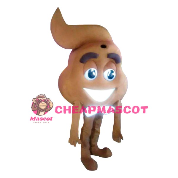 Cartoon Brown Poop Mascot Costume