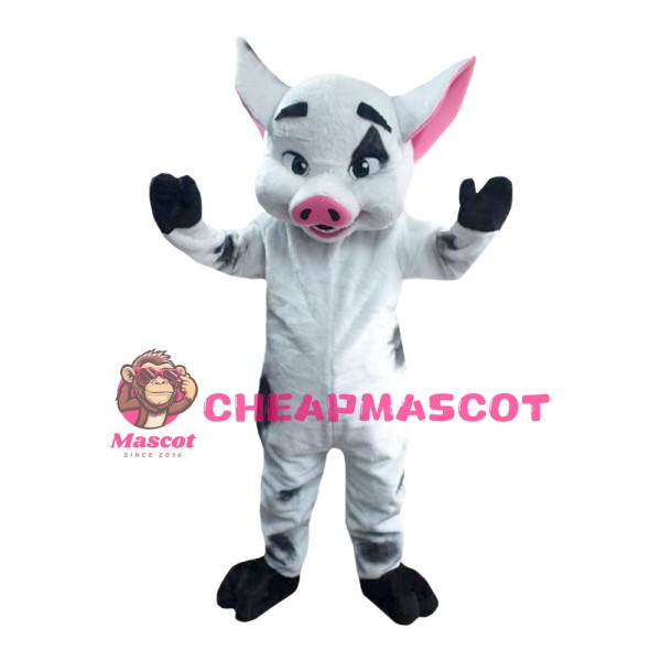 Lifesome White Pig Baby Mascot Costume