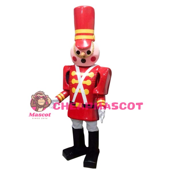 Ball Shaped Head Doll Wearing Band Clothes Mascot Costume