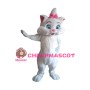 Beautiful White Cat With Sky Blue Eyes Mascot Costume