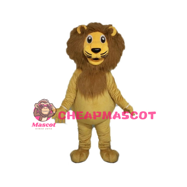 Best Yellow Lion Mascot Costume Adult Costume 
