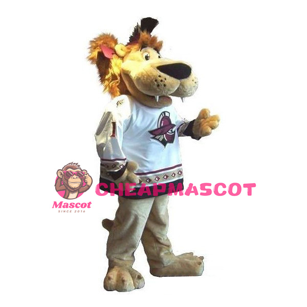 Energetic Maximus D. Lion Mascot Costume