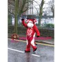 Adult Size Cartoon Red Bull Mascot Costume 