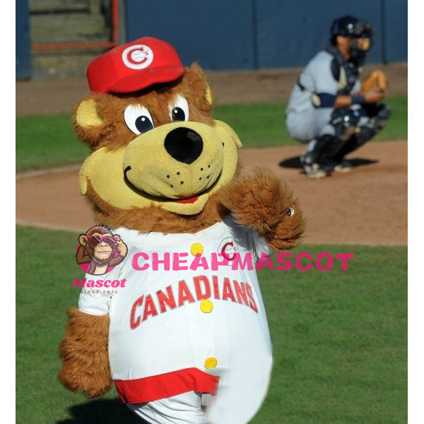 Bob Brown Bear Mascot Costume