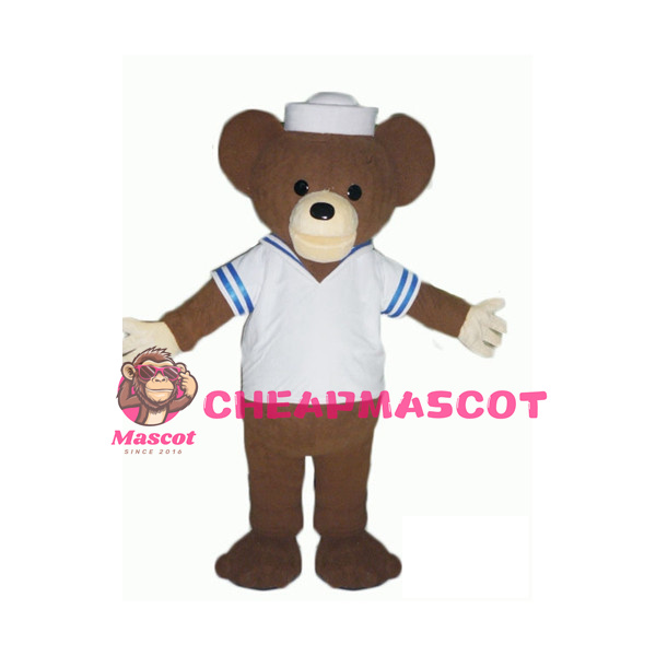 Sailor Teddy Bear Mascot Adult Costume