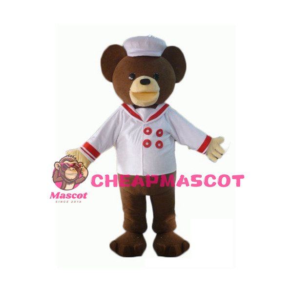 2nd Version Of Sailor Teddy Bear Mascot Adult Costume	
