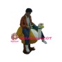 Carry Me Ride On Yellow Ostrich Costume For Oktoberfest