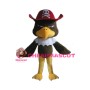 Adult Cartoon Pirate Hawk Mascot Costume 