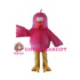 Adult Cartoon Pink Hen Mascot Costume
