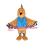 Adult Cartoon Orange Bird Mascot Costume