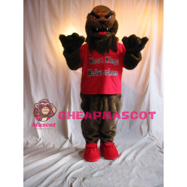 Fierce Wolverines High School Mascot Costume