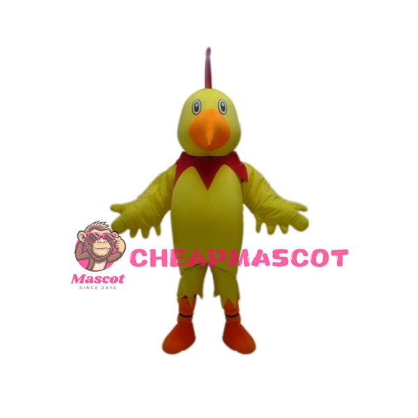 Adult Size Cartoon Yellow Bird Mascot Costume