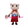 Superhero Pig Mascot Costume