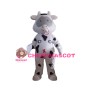 Cute Cartoon Baby Cow With Nipple Mascot Costume 
