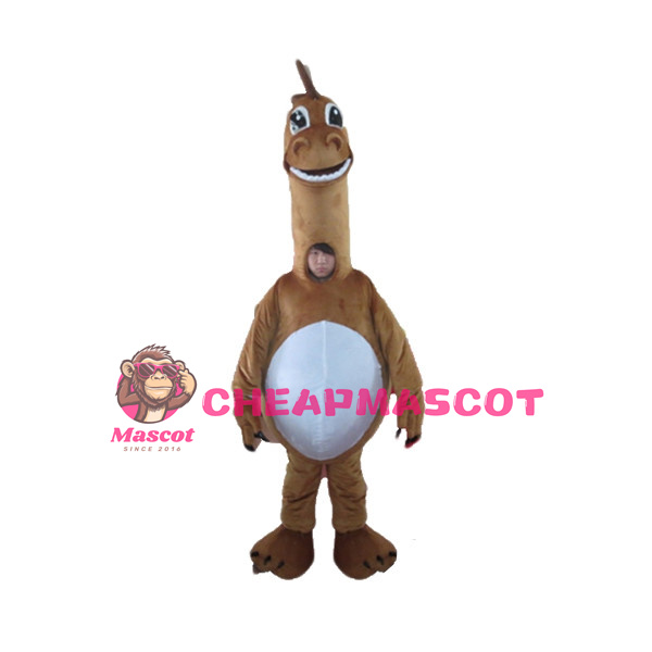 Adult Brown Dinosaur Lightweight Mascot Costume 