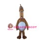 Adult Brown Dinosaur Lightweight Mascot Costume 