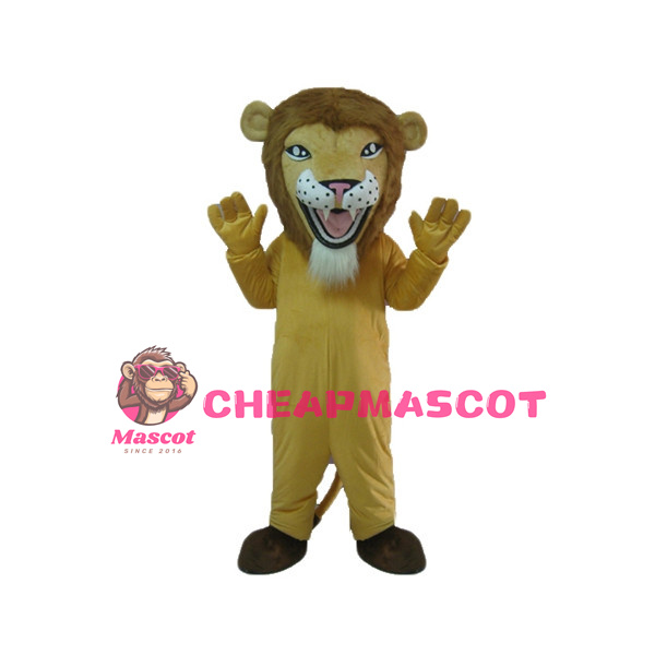 Howling Adult Lion Mascot Costume 