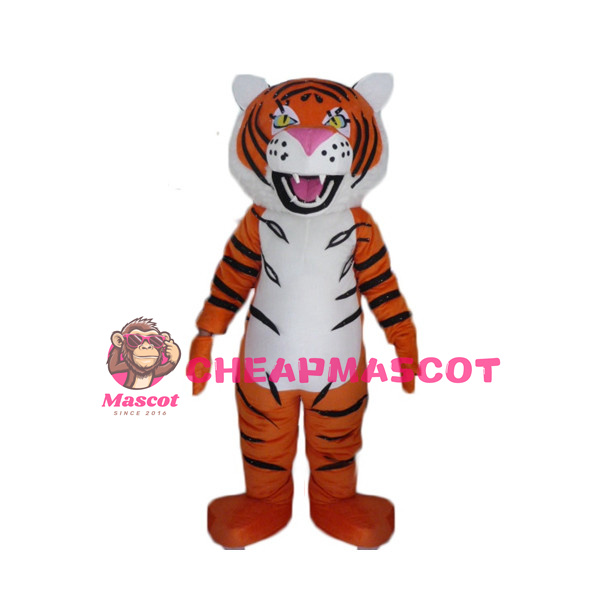Fierce Adult Tiger Plush Lightweight Mascot Costume