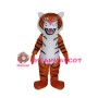 Fierce Adult Tiger Plush Lightweight Mascot Costume