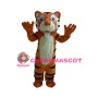 Old Tiger Cartoon Mascot Costume 