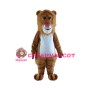 Brown Lion Mascot Costume 