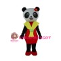 Happy Lady Panda Mascot Costume