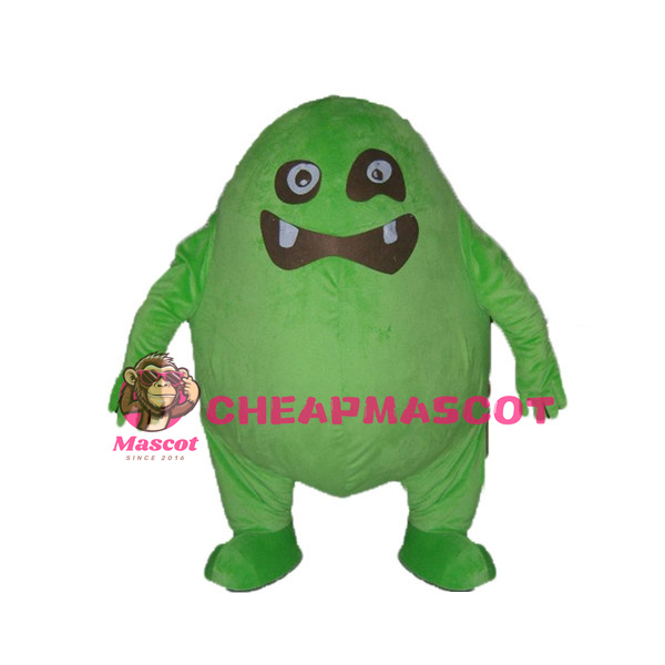 Adult Cartoon Green Monster Lightweight Mascot Costume