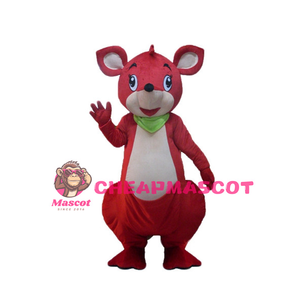Adult Cartoon Red Kangaroo Mascot Costume 