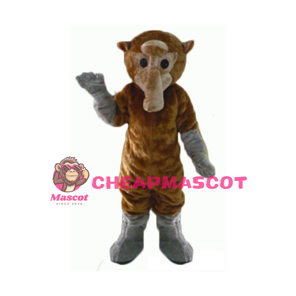 Proboscis Monkey Mascot Adult Costume 