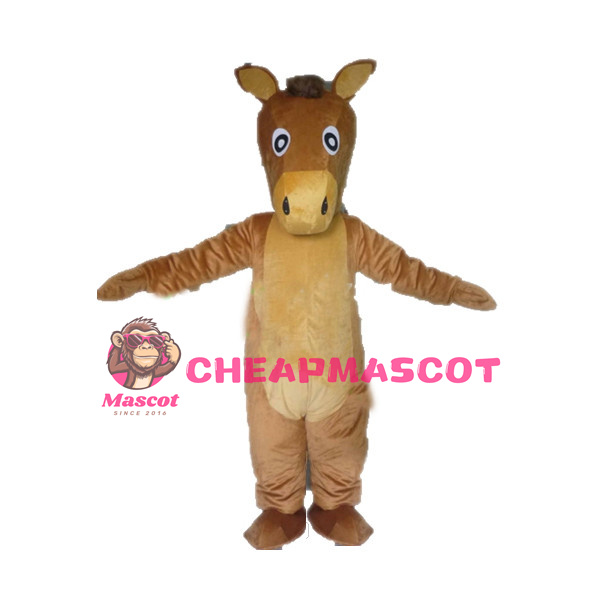Little Brown Horse Lightweight Mascot Costume 