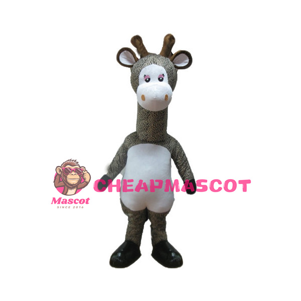 Cartoon Leopard Giraffe Mascot Adult Costume 